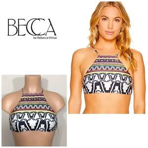 BECCA Medium bikini top . NWT